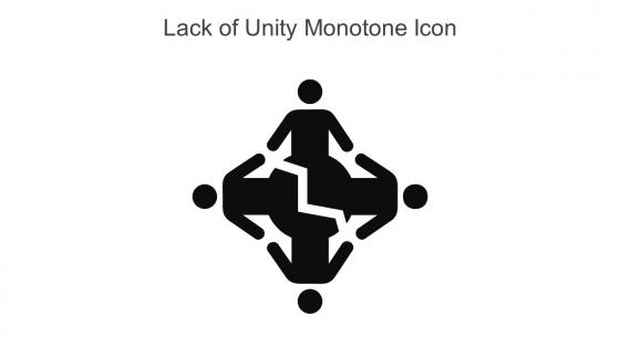 Lack Of Unity Monotone Icon In Powerpoint Pptx Png And Editable Eps Format