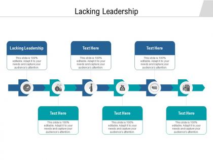 Lacking leadership ppt powerpoint presentation model portfolio cpb