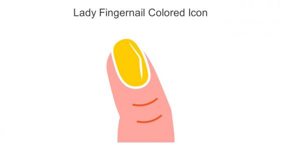 Lady Fingernail Colored Icon In Powerpoint Pptx Png And Editable Eps Format