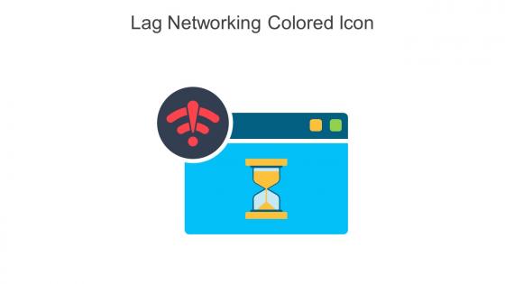 Lag Networking Colored Icon In Powerpoint Pptx Png And Editable Eps Format