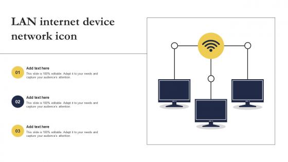 LAN Internet Device Network Icon