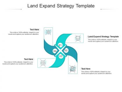 Land expand strategy template ppt powerpoint presentation summary design inspiration cpb