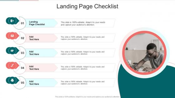 Landing Page Checklist In Powerpoint And Google Slides Cpb