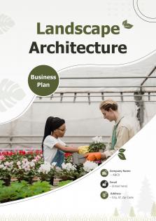 Landscape Architecture Business Plan Pdf Word Document
