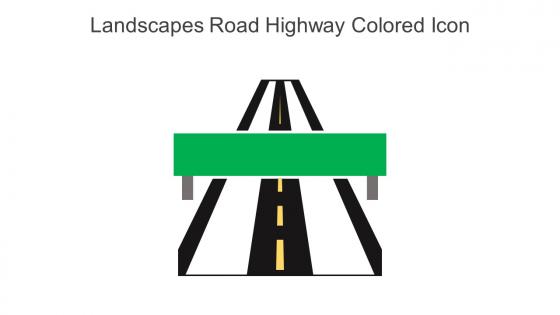 Landscapes Road Highway Colored Icon In Powerpoint Pptx Png And Editable Eps Format