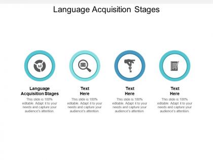 Language acquisition stages ppt powerpoint presentation show maker cpb
