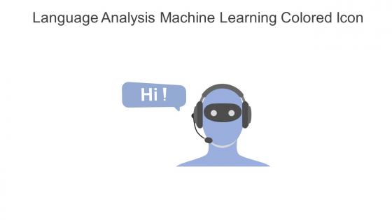 Language Analysis Machine Learning Colored Icon In Powerpoint Pptx Png And Editable Eps Format