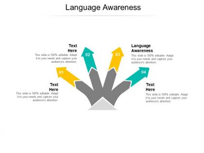 Language awareness ppt powerpoint presentation slides aids cpb