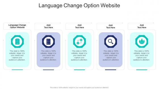 Language Change Option Website In Powerpoint And Google Slides Cpb