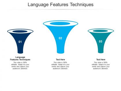 Language features techniques ppt powerpoint presentation infographics infographics cpb