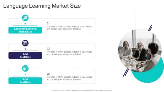 Language Learning Market Size In Powerpoint And Google Slides Cpb