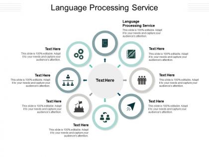 Language processing service ppt powerpoint presentation diagram lists cpb