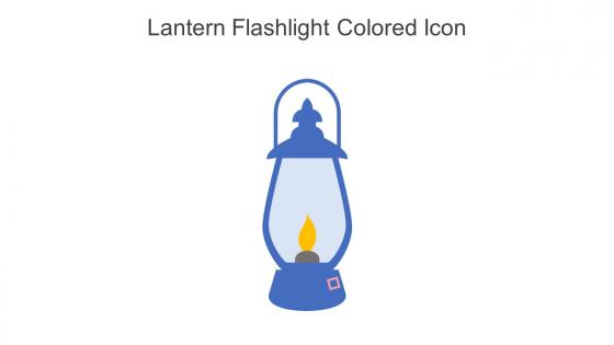 Lantern Flashlight Colored Icon In Powerpoint Pptx Png And Editable Eps Format