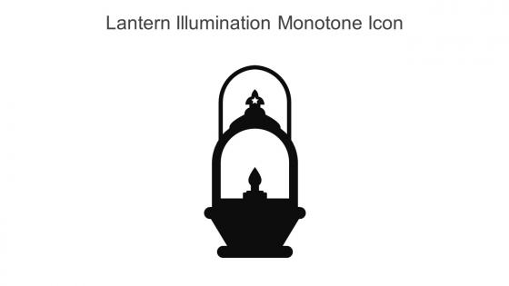 Lantern Illumination Monotone Icon In Powerpoint Pptx Png And Editable Eps Format