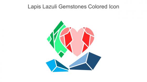 Lapis Lazuli Gemstones Colored Icon In Powerpoint Pptx Png And Editable Eps Format