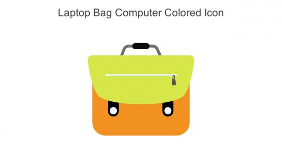 Laptop Bag Computer Colored Icon In Powerpoint Pptx Png And Editable Eps Format