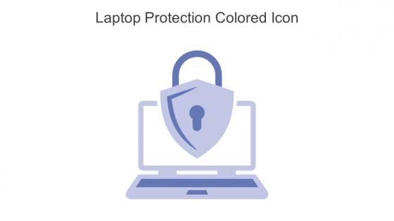 Laptop Protection Colored Icon In Powerpoint Pptx Png And Editable Eps Format