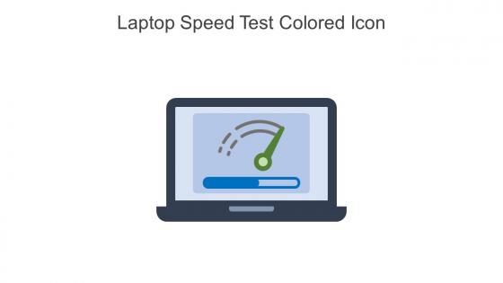 Laptop Speed Test Colored Icon In Powerpoint Pptx Png And Editable Eps Format