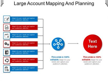 Large account mapping and planning powerpoint graphics