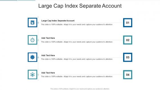 Large Cap Index Separate Account In Powerpoint And Google Slides Cpb