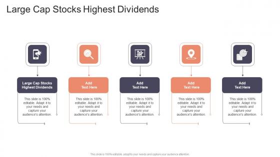 Large Cap Stocks Highest Dividends In Powerpoint And Google Slides Cpb