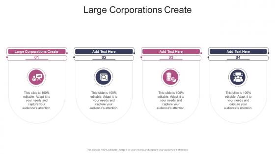 Large Corporations Create In Powerpoint And Google Slides Cpb