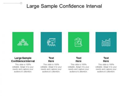 Large sample confidence interval ppt powerpoint presentation outline summary cpb
