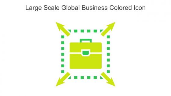 Large Scale Global Business Colored Icon In Powerpoint Pptx Png And Editable Eps Format