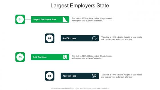 Largest Employers State In Powerpoint And Google Slides Cpb