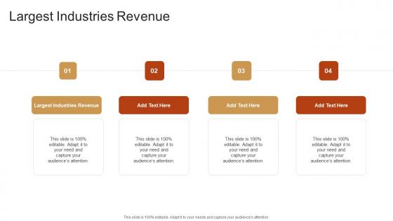 Largest Industries Revenue In Powerpoint And Google Slides Cpb
