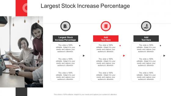 Largest Stock Increase Percentage In Powerpoint And Google Slides Cpb