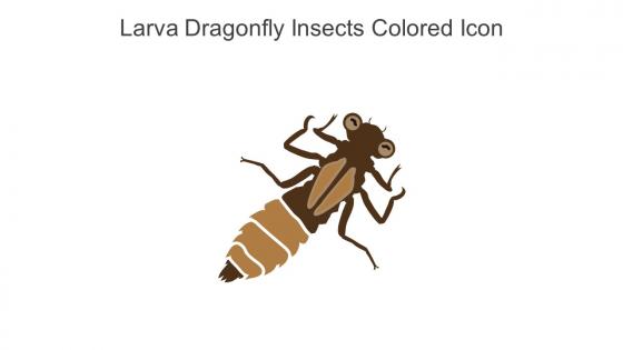Larva Dragonfly Insects Colored Icon In Powerpoint Pptx Png And Editable Eps Format