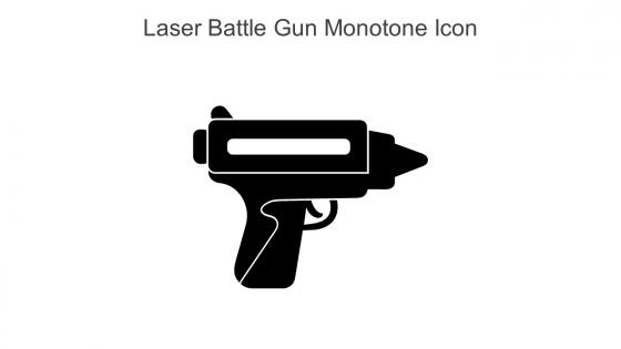 Laser Battle Gun Monotone Icon In Powerpoint Pptx Png And Editable Eps Format