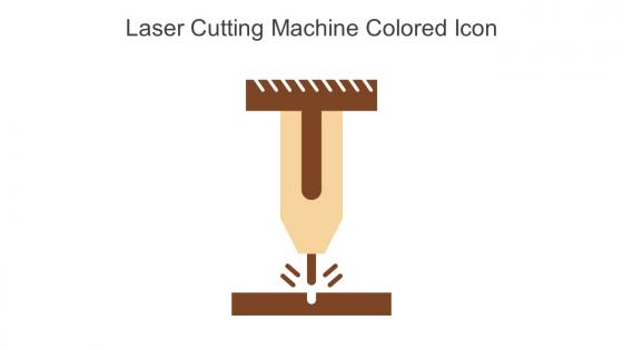 Laser Cutting Machine Colored Icon In Powerpoint Pptx Png And Editable Eps Format