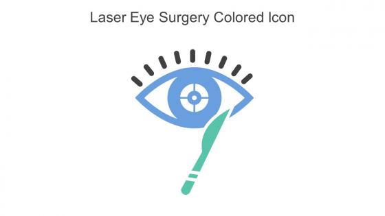 Laser Eye Surgery Colored Icon In Powerpoint Pptx Png And Editable Eps Format