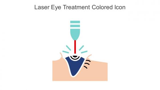Laser Eye Treatment Colored Icon In Powerpoint Pptx Png And Editable Eps Format