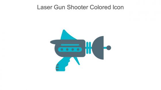Laser Gun Shooter Colored Icon In Powerpoint Pptx Png And Editable Eps Format