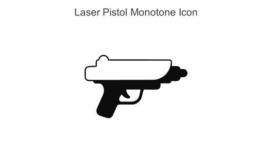 Laser Pistol Monotone Icon In Powerpoint Pptx Png And Editable Eps Format
