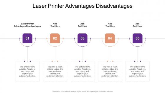 Laser Printer Advantages Disadvantages In Powerpoint And Google Slides Cpb