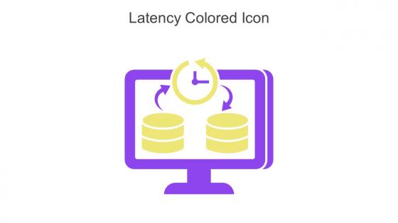 Latency Colored Icon In Powerpoint Pptx Png And Editable Eps Format