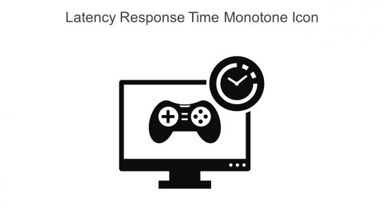 Latency Response Time Monotone Icon In Powerpoint Pptx Png And Editable Eps Format