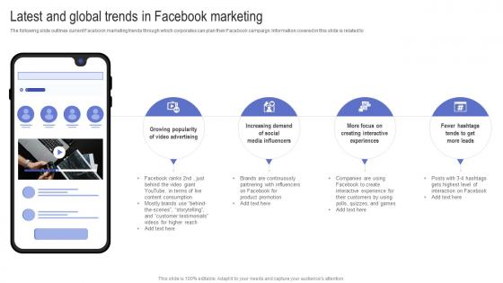 Latest And Global Trends In Facebook Marketing Driving Web Traffic With Effective Facebook Strategy SS V