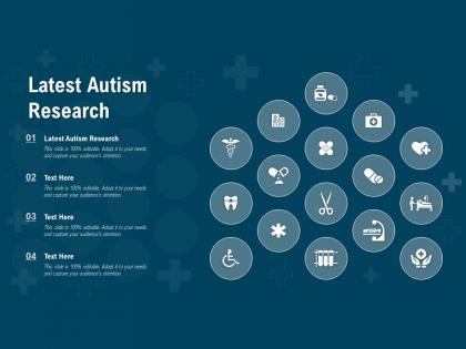Latest autism research ppt powerpoint presentation pictures objects