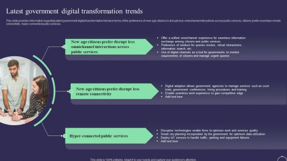 Latest Government Digital Transformation Trends Digital Service Management Playbook