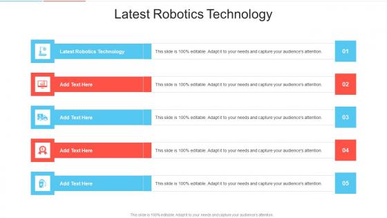 Latest Robotics Technology In Powerpoint And Google Slides Cpb