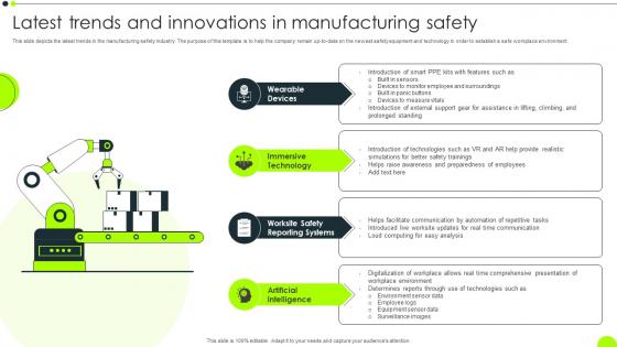 Latest Trends And Innovations In Manufacturing Safety