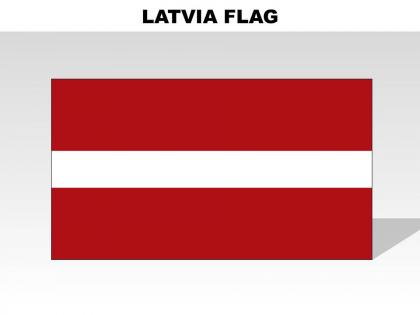 Latvia country powerpoint flags