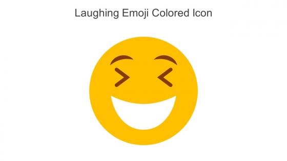 Laughing Emoji Colored Icon In Powerpoint Pptx Png And Editable Eps Format