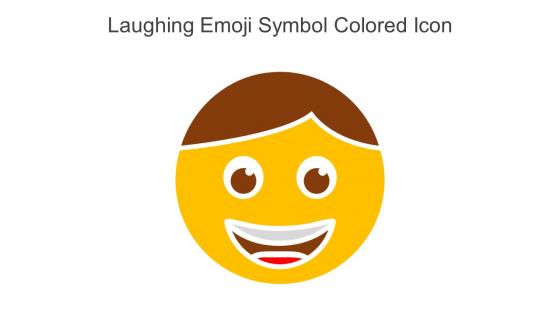 Laughing Emoji Symbol Colored Icon In Powerpoint Pptx Png And Editable Eps Format