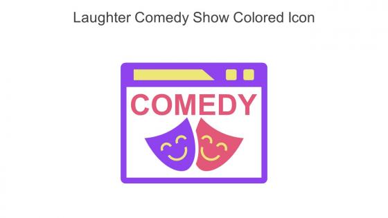 Laughter Comedy Show Colored Icon In Powerpoint Pptx Png And Editable Eps Format